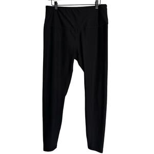 Tesla Black High Waited Full Length Leggings, Size XL